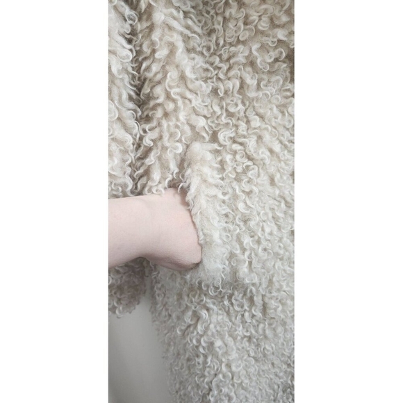 & OTHER STORIES Wide Collar Sherpa Coat Size S - Picture 7 of 15